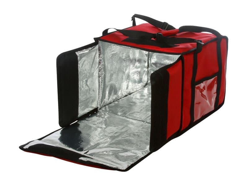 Термосумка RestoBag на 9-10 пицц 350х350х500 мм красная с вентиляцией Россия Rstl Термосумка RestoBag на 9-10 пицц 350х350х500 мм красная с вентиляцией Россия Rstl