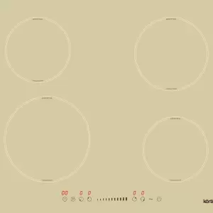 Встраиваемая индукционная панель KORTING HI 64560 BB 64.5/57/10.8 Gts