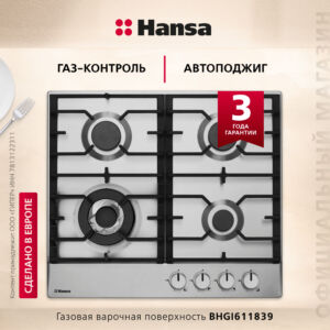Газовая панель Hansa BHGI611839 размеры