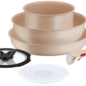 Набор посуды Ingenio Delight 6 предметов L7839522  Tefal Съемная Tefal Сковорода, Сковорода, Ковш, Крышки, Съемная ручка Thermo-Signal  Есть