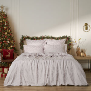 Постельное белье Quarz Розовый Семейный Сатин жаккард CozyHome