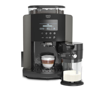 Автоматическая кофемашина Arabica EA819E10 Да, в зависимости от напитка KRUPS Есть Есть Ручная, 3 уровня Да Автоматический Двойной термоблок Да