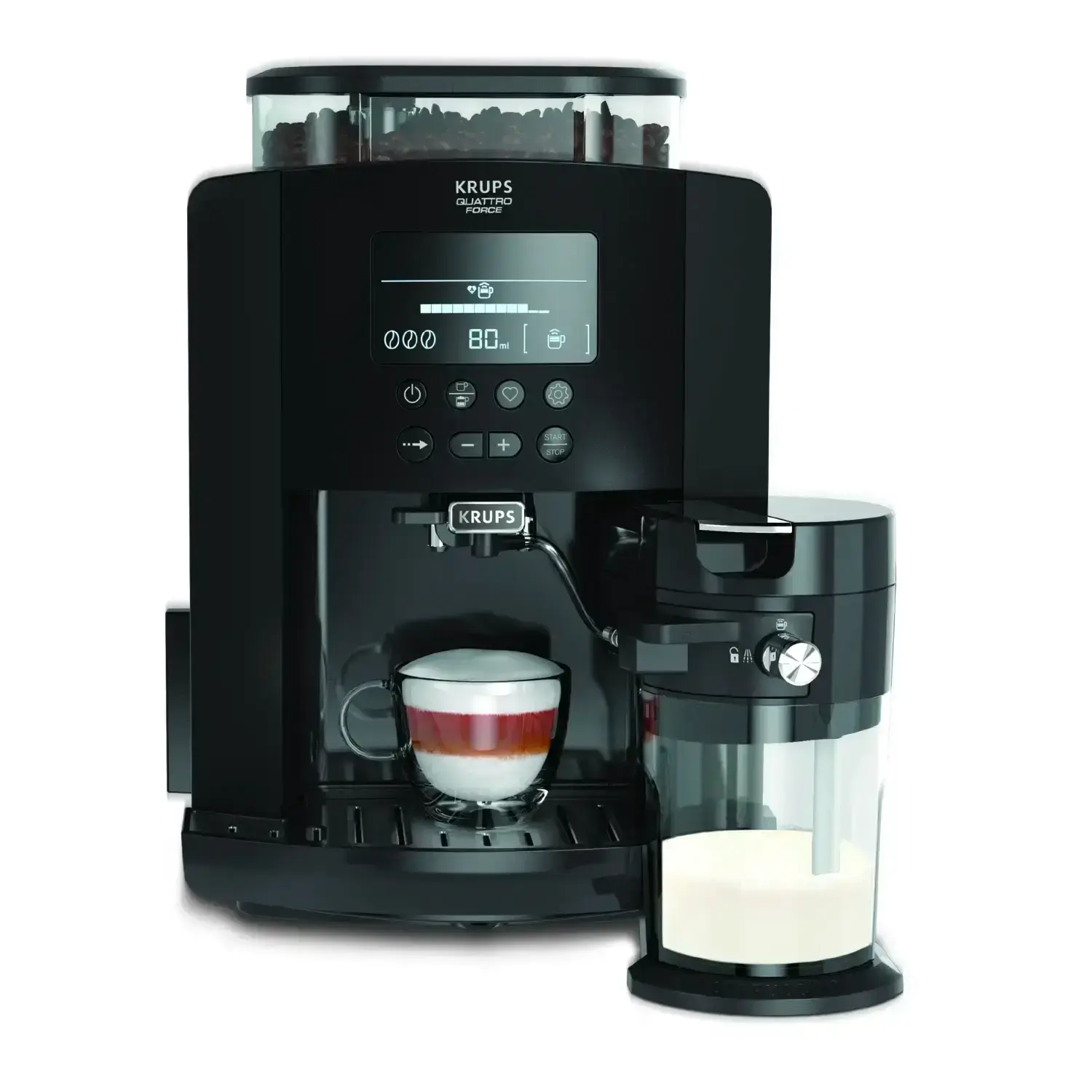 Автоматическая кофемашина KRUPS Arabica EA819N10 Krups 0010942225706 Автоматическая кофемашина KRUPS Arabica EA819N10 Krups 0010942225706