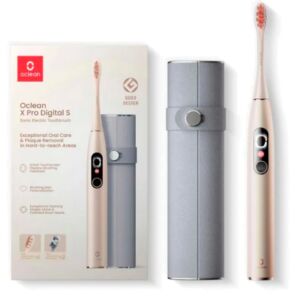Электрическая зубная щетка Oclean X Pro Digital Set золотой 6970810552577 DctrS