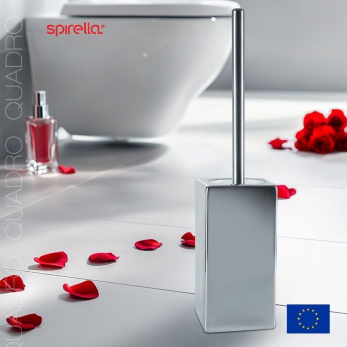 Ерш для унитаза Spirella Quadro Chrome 1019874 vrdm Ерш для унитаза Spirella Quadro Chrome 1019874 vrdm