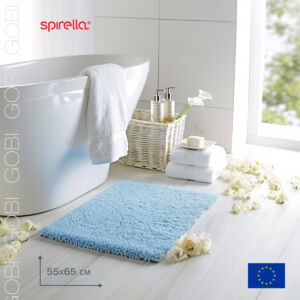 Коврик для ванной 55x65см Spirella Gobi, голубой 1012423 vrdm