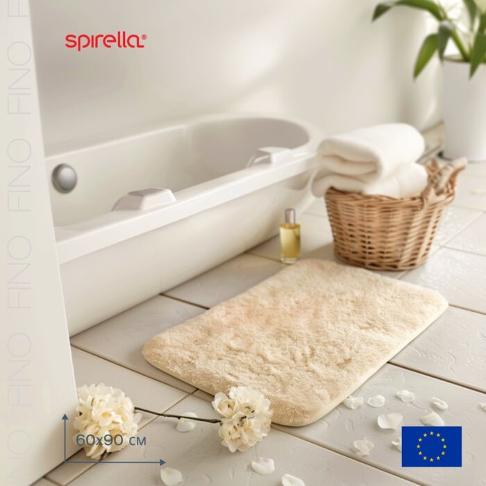 Коврик для ванной Spirella Fino 60x90см, бежевый 1020027 vrdm Коврик для ванной Spirella Fino 60x90см, бежевый 1020027 vrdm