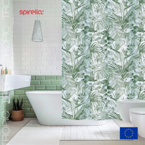 Штора для ванной комнаты Spirella Tropic 1020158 vrdm