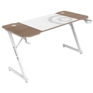 Стол компьютерный ZONE 51 TRINE 140 Wood/White