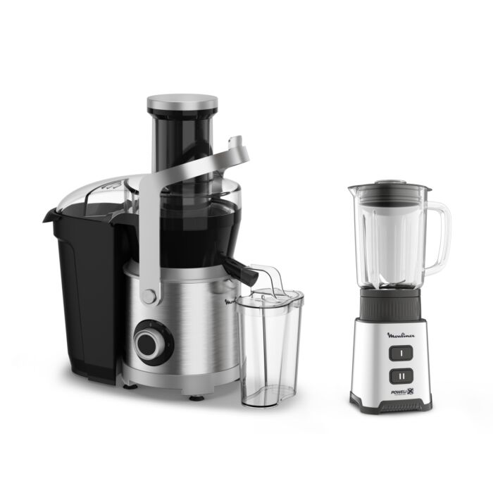 Здоровое питание с соковыжималкой Nutri XXL JU660D30 и блендером Moulinex Pulseo LM17GD10 Moulinex Здоровое питание с соковыжималкой Nutri XXL JU660D30 и блендером Moulinex Pulseo LM17GD10 Moulinex