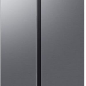 Холодильник Samsung Side-by-Side с технологией SpaceMax, 646 л нержавеющая сталь RS70F65Q1TWT Glxstr