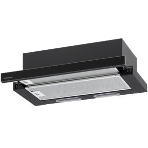Телескопическая вытяжка KRONA KAMILLA 600 2DN BL GLASS KRN