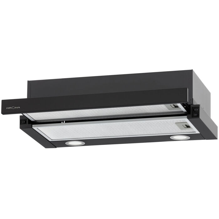 Телескопическая вытяжка KRONA KAMILLA MV 6002 BLACK KRN Телескопическая вытяжка KRONA KAMILLA MV 6002 BLACK KRN