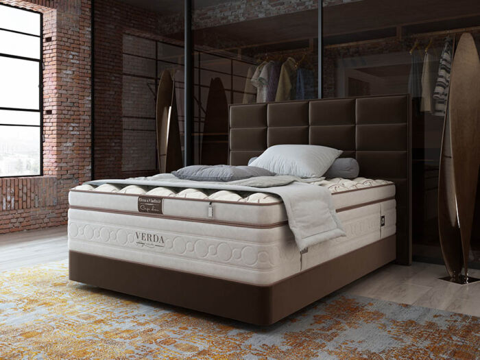 Кровать Спальная система Verda Chocolate Compact 180x200 Черный 5 Кровать Спальная система Verda Chocolate Compact 180x200 Черный 5