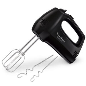 Миксер Moulinex Quickmix HM3108B1 QuickMix 2 венчика, 2 крюка для теста