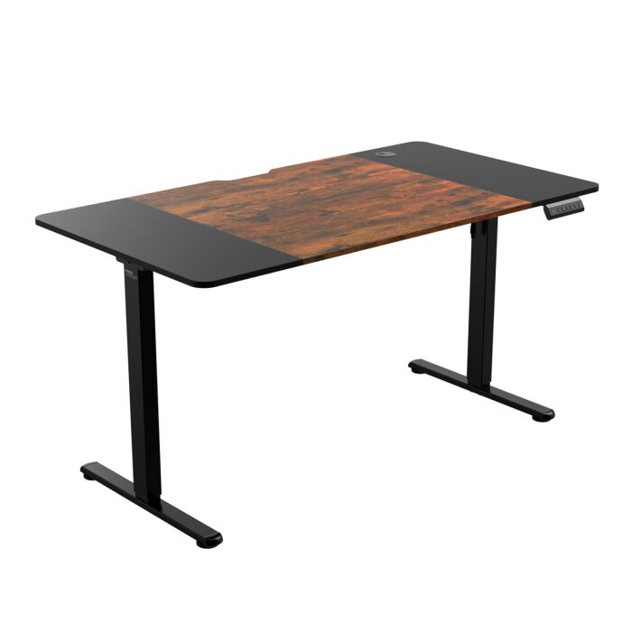 Стол компьютерный ZONE 51 e-Freeflow 140x75 Dark Wood-Black Стол компьютерный ZONE 51 e-Freeflow 140x75 Dark Wood-Black
