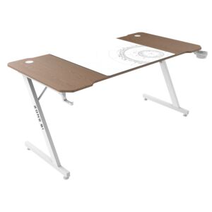 Стол компьютерный ZONE 51 TRINE 160x80 Wood/White