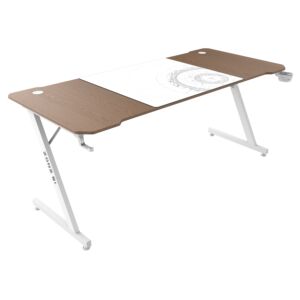 Стол компьютерный ZONE 51 TRINE 180x80 Wood/White