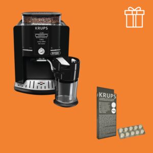 Автоматическая кофемашина Krups EA829810+Чистящее средство XS300010        X4NNU9CP2V