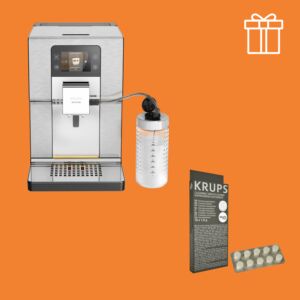 Автоматическая кофемашина Krups EA877D10+Чистящее средство XS300010        9689849902072