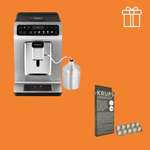 Автоматическая кофемашина Krups EA894T10+Чистящее средство XS300010 4069705119924