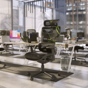 Freelancer K5 black-green Эргономичное кресло Freelancer K5 black-green