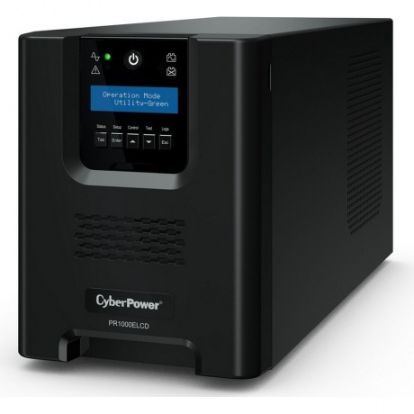 ИБП CyberPower PR1000ELCD, Line-Interactive, 1000VA/900W Ktft ИБП CyberPower PR1000ELCD, Line-Interactive, 1000VA/900W Ktft