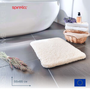 Коврик для ванной 55x65см Spirella Lamb, натуральный 1015276 vrdm