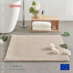Коврик для ванной 55x65см Spirella Monterey, бежевый 1019190 vrdm