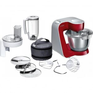 Кухонный комбайн Bosch MUM58720 красный/серебристый Ktft