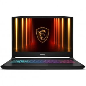 Ноутбук MSI Katana 15 HX B14WFK-1065XRU Core i5 14450HX 16Gb SSD512Gb NVIDIA GeForce RTX 5060 8Gb 15.6" IPS FHD (1920x1080) FreeDOS black WiFi BT Cam (9S7-1587C1-1065) Ktft