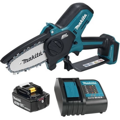 Пила цепная аккумуляторная Makita DUC101SF 320Вт шины:4"(10cm), 1 аккум. 3Ач ЗУ Ktft Пила цепная аккумуляторная Makita DUC101SF 320Вт шины:4"(10cm), 1 аккум. 3Ач ЗУ Ktft