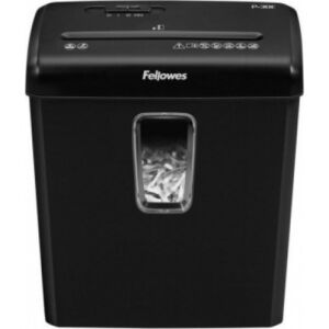 Шредер Fellowes Powershred P-30C, DIN P-4, 4х34 мм, 6 лст., 15 лтр. Ktft