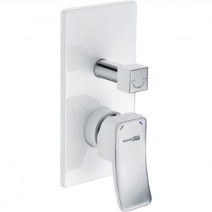 Смеситель для ванны и душа WasserKRAFT Aller 10641WHITE 9062030 Ktft