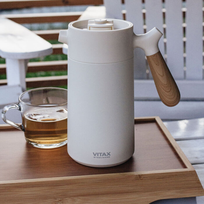 Вакуумный френч-пресс Vitax Steelware, белый VX-3071 vrdm Вакуумный френч-пресс Vitax Steelware, белый VX-3071 vrdm