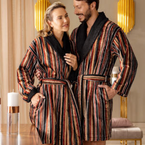Банный халат Эрве (2XL-3XL (54)) Togas нет Махра, Велюр Для женщин, Для мужчин Греция tgs934179 PstlDlx