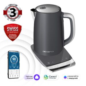 Чайник Polaris PWK 1755CAD WIFI IQ Home Grey 5055539153142