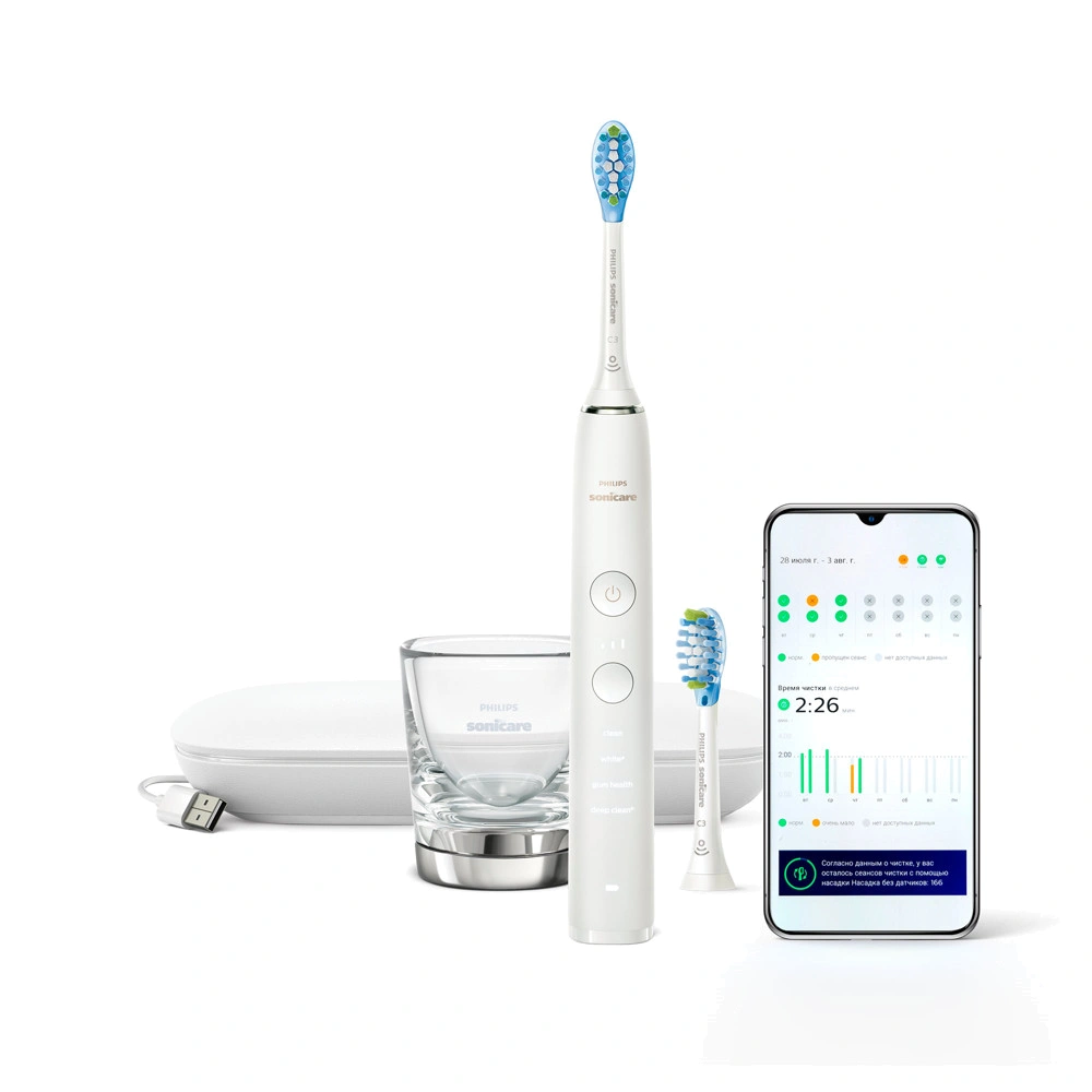 Электрическая зубная щетка Philips Sonicare DiamondClean Smart HX 9913/17 DctrS Электрическая зубная щетка Philips Sonicare DiamondClean Smart HX 9913/17 DctrS