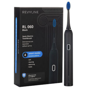 Электрическая зубная щетка Revyline 060 Чёрная 7490 DctrS