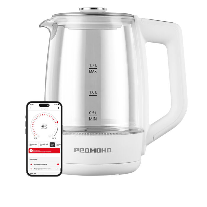 Умный чайник РЕДМОНД SkyKettle KG258S (белый) Умный чайник РЕДМОНД SkyKettle KG258S (белый)